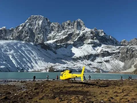 Helicopter charter price in nepal
